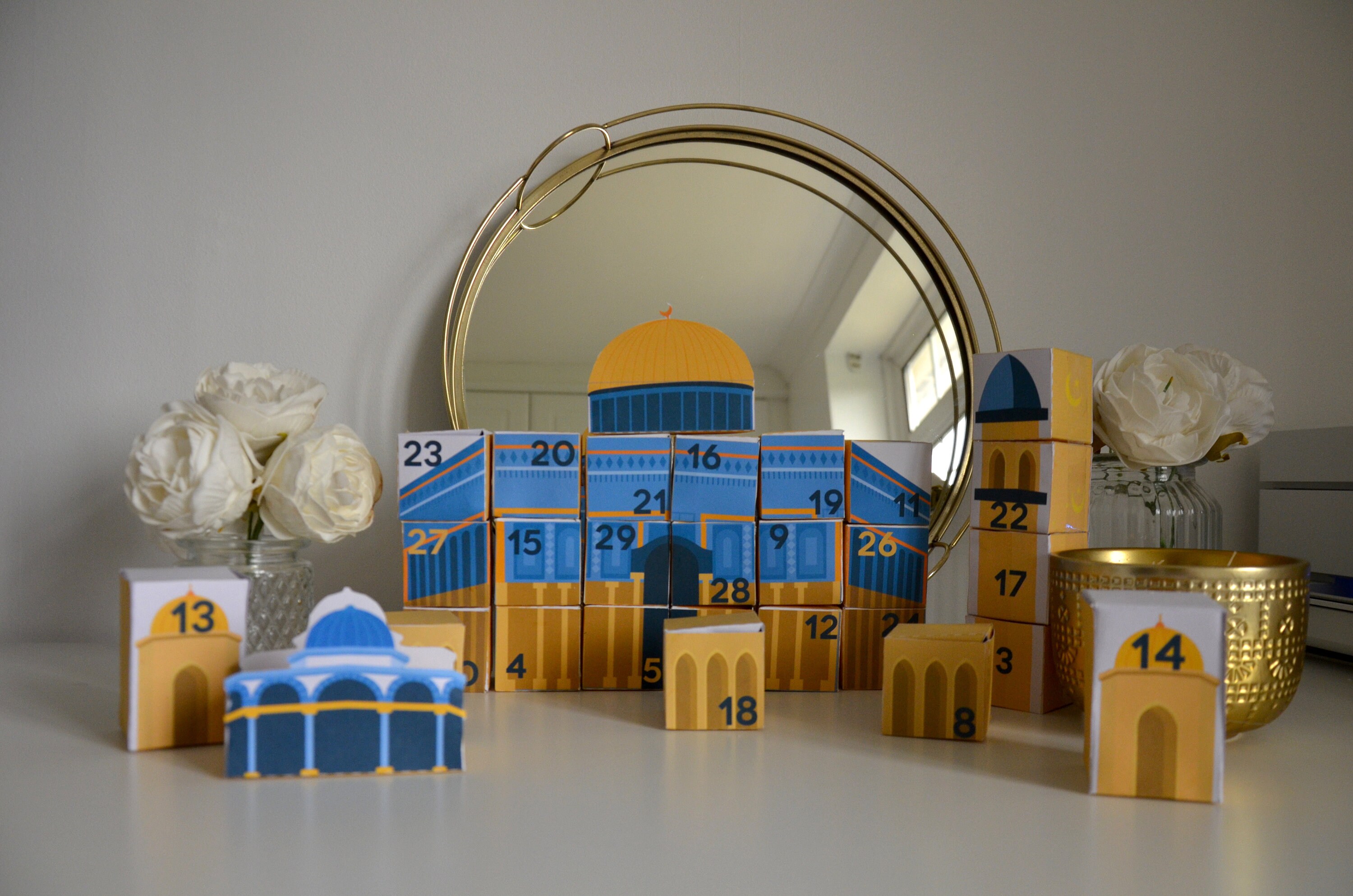 Ramadan Advent Calendar Al Aqsa Mosque “masjid”, Ramadan Calendar ...