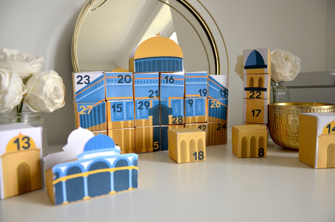 Ramadan Advent Calendar Al Aqsa Mosque masjid Ramadan - Etsy UK
