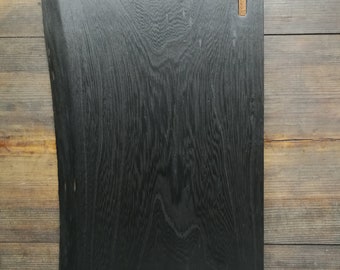 Yakisugi Burned Wood Solid Cutting Board Oak Naure Food Served Cookware Pizza Sushi Handmade Kichen