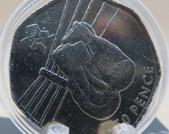 2011  BOXING 50p Coin