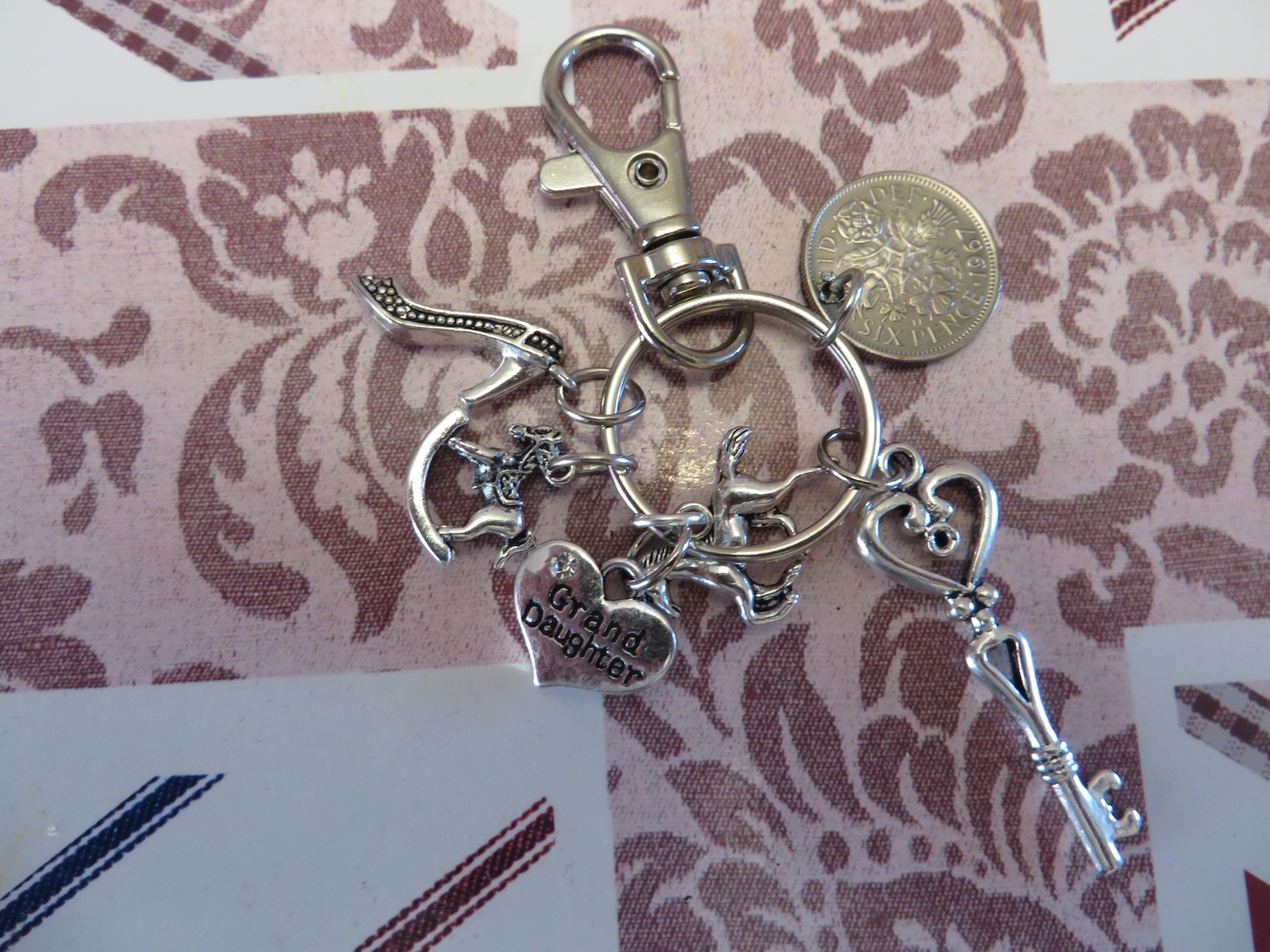 Novelty Key Ring for a special Grandaughter Etsy