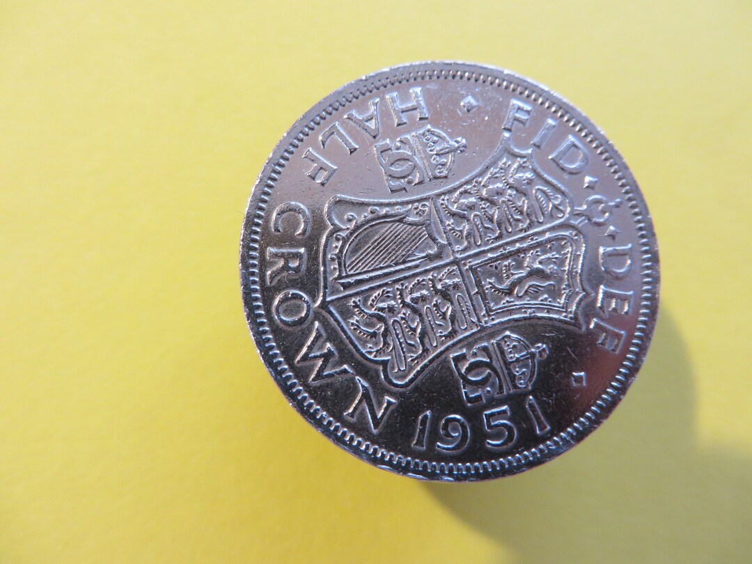 1951 VI British Half Crown Coin Etsy UK