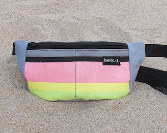 Sailcloth Recycled Fanny Pack - WindWallet Pinky Yellow