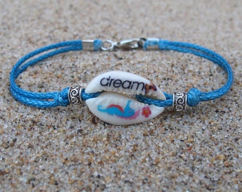 Handmade Surf Bracelet Recycled Kitesurf Line (Sea Dream) Sailing Rope Summer Surfer Ocean Jewelry Beach Surf Jewelry Festival Birthday Gift