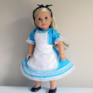 Historical Alice Dress, Fit’s 18” American Girl Dolls / Doll Clothes