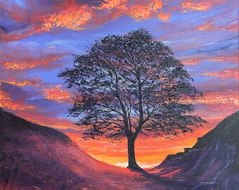 Sycamore Gap II - Limited Edition Prints taken from my original painting