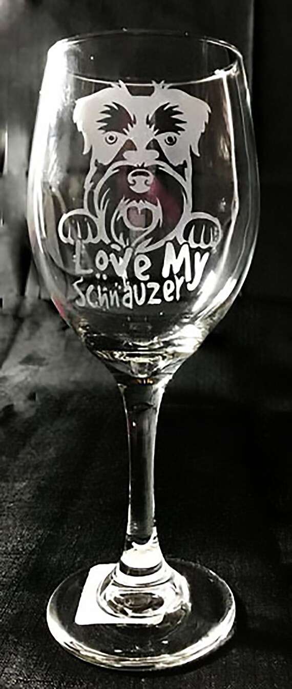 schnauzer wine glasses