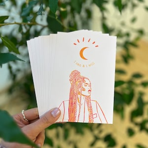Kunstdruck/Postkarte/Affirmationskarte