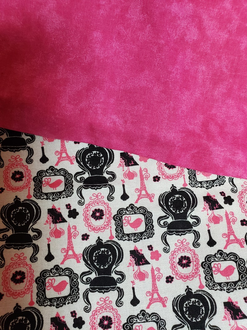 Reusable Bag; Pink Paris Bag
