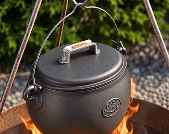 Cast Iron Romany Pot Belly Cooking Pot