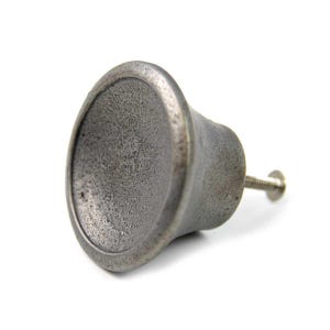 Bordered Round Iron Cabinet Knob