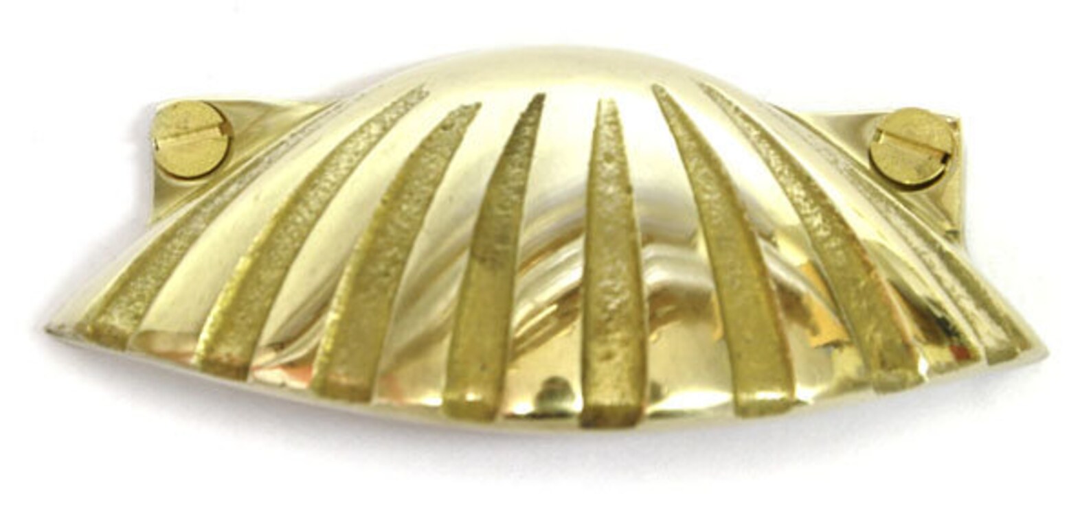 Brass Shell Drawer Pull Etsy UK