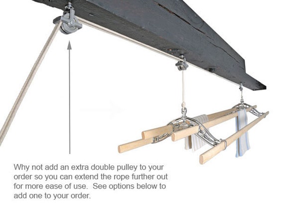 Chrome Classic 4 Lath Kitchen Maid Pulley Clothes Airer Etsy