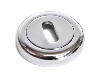 Round Escutcheon with a Radius Edge - Chrome Finish