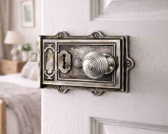 Davenport Nickel Rim Lock Set