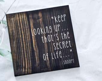 Snoopy Looking Up Etsy
