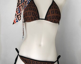 Louis vuitton bikini | Etsy