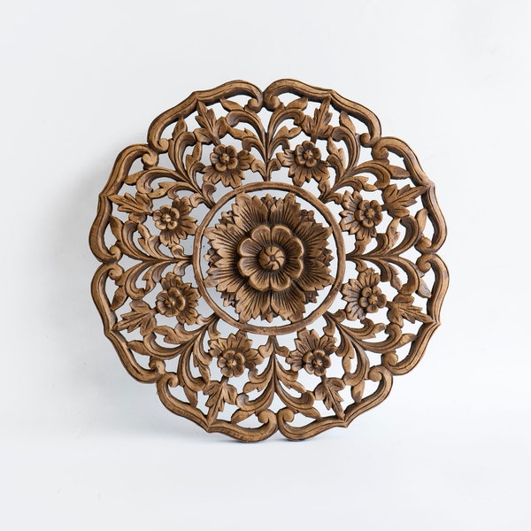 Medallion Wood Art Etsy