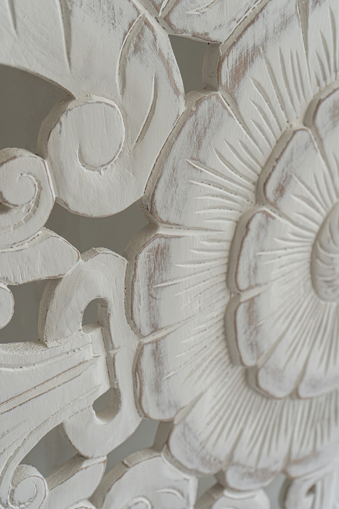 Bohemian Hand Carved King Headboard Reclaimed Teak Wood Wall Etsy