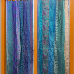 Indian Silk Saree Curtains – Unique and Elegant Window Treatments for Your Home