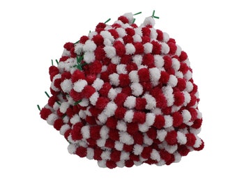 Guirnalda de 50 piezas de flores artificiales de caléndula color mango indio para decoración de bodas y fiestas navideñas