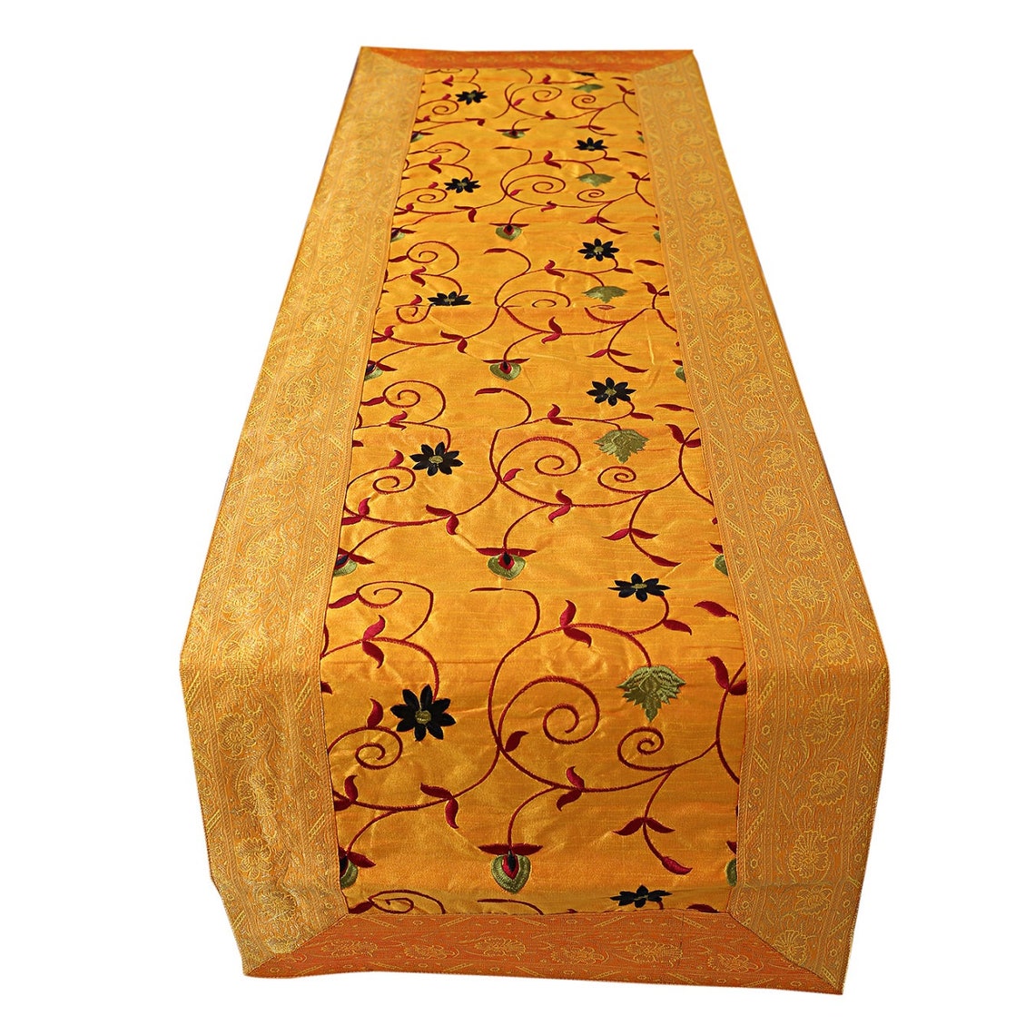 Indian Table Runner Room Decor Cloth Embroidered Patchwork Etsy