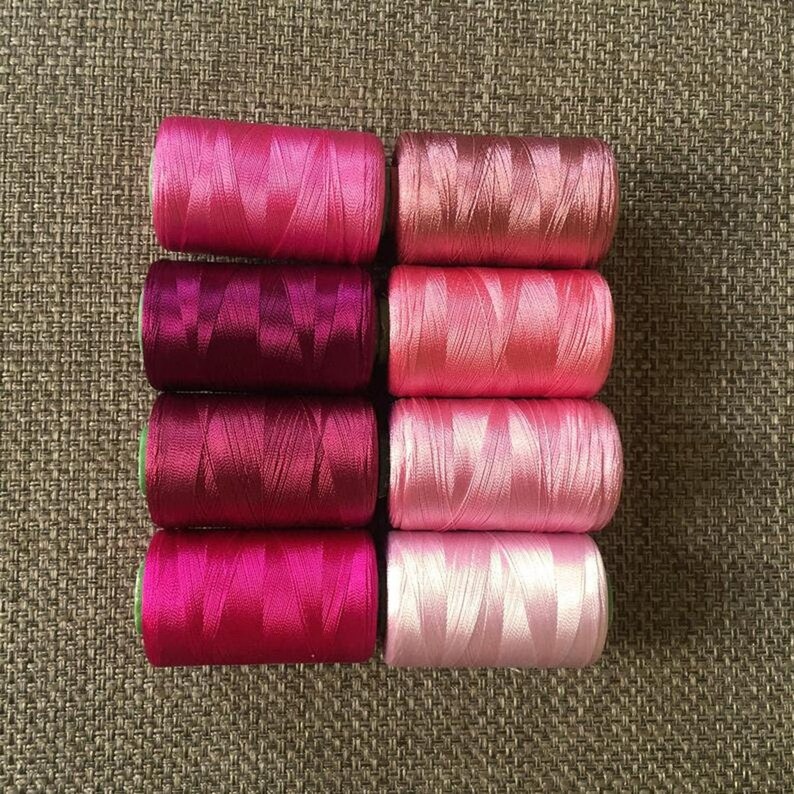 100 Thread Spools Mix Color Wholesale Price Thread Roll Silk Etsy