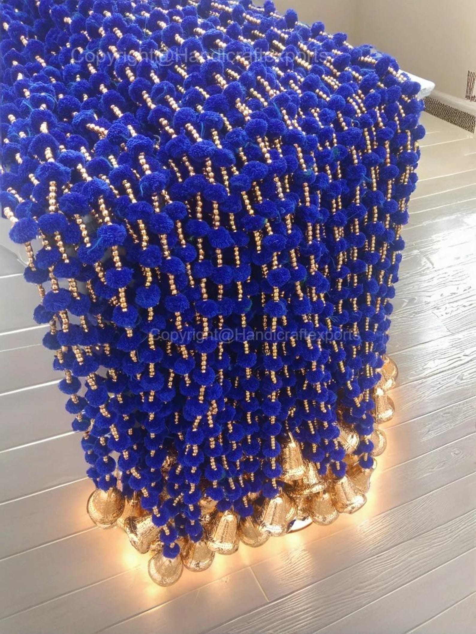 Indian Wedding & Party Backdrop String, Christmas Bell String Wholesale ...