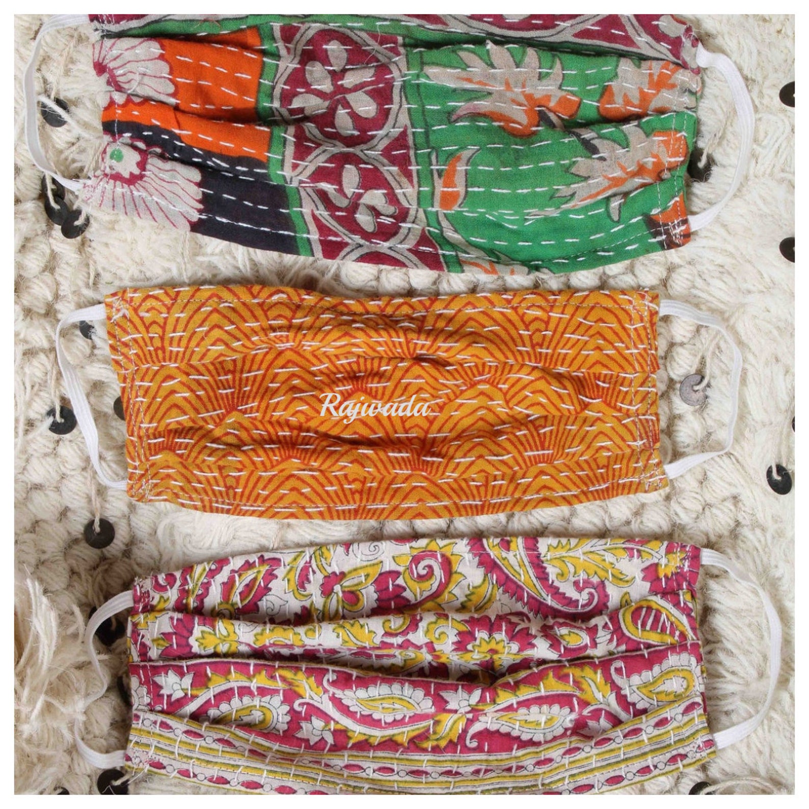 20 Pc Cotton Mask Quilt Mask Indian Masks Washable Masks Etsy