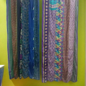 Decorative Silk Saree Curtains – Luxury Indian Fabrics for Stylish Home Interiors