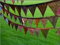 Bohemian Sari Fabric Bunting – Eco-Friendly Party Garland, Recycled Indian Wedding Decor, Spiritual Wall Banner" product logo