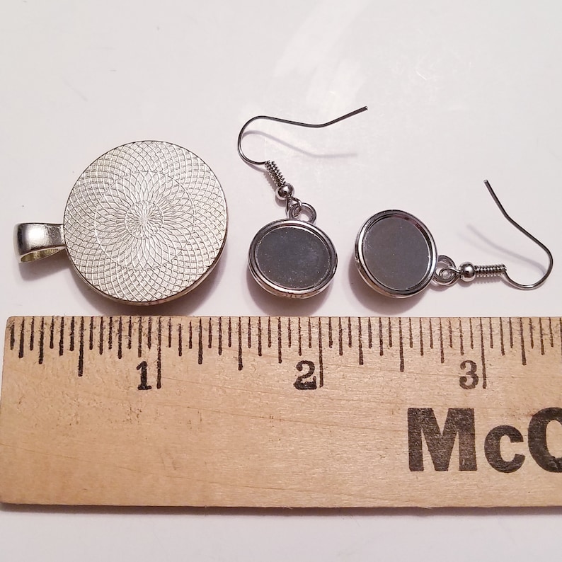 One of a Kind Pendant and Earring Set