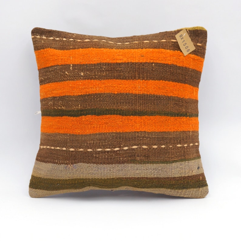 kilim pillow,16x16,decorative pillow,turkish,vintage,handwoven pillow,home living,home decor,throw pillow,accent pillow,bohemian pillow