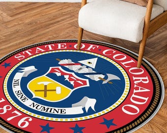 Große Robbenteppiche der US-Bundesstaaten, alle Bundesstaaten verfügbar, Zustandsembleme Wappen, Flagge der Vereinigten Staaten, formelles Einweihungsgeschenk AR480