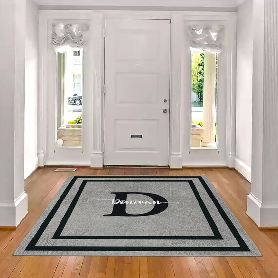 Layered Front Door Rugs - Transitional - Entrance/foyer