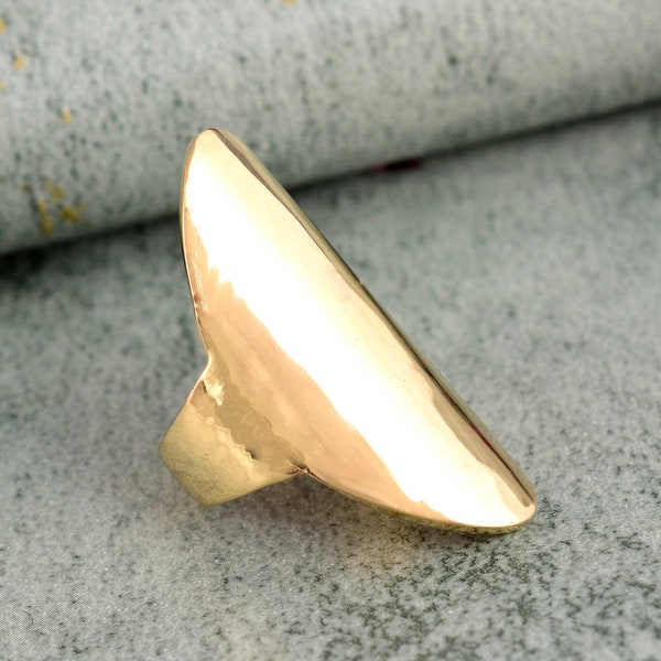 Unique Ring For Women, Full Finger Ring, Big Ring, Chunky Ring, Thumb Ring, Long Ring, Bohemian Ring, Boho Ring, Gift For Women, Gold Ring
