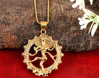 Shiva pendant - men's pendant - Nataraja pendant - Shiva - India - Shiva necklace - ethnic jewelry - India jewelry - Nataraja