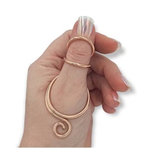 Thumb Splint 925 Silver Ring, MCP Hyperextension Splint, Arthritis Rings, Trigger splint Ring, Adjustable Arthritis Ring, EDS Splint Ring