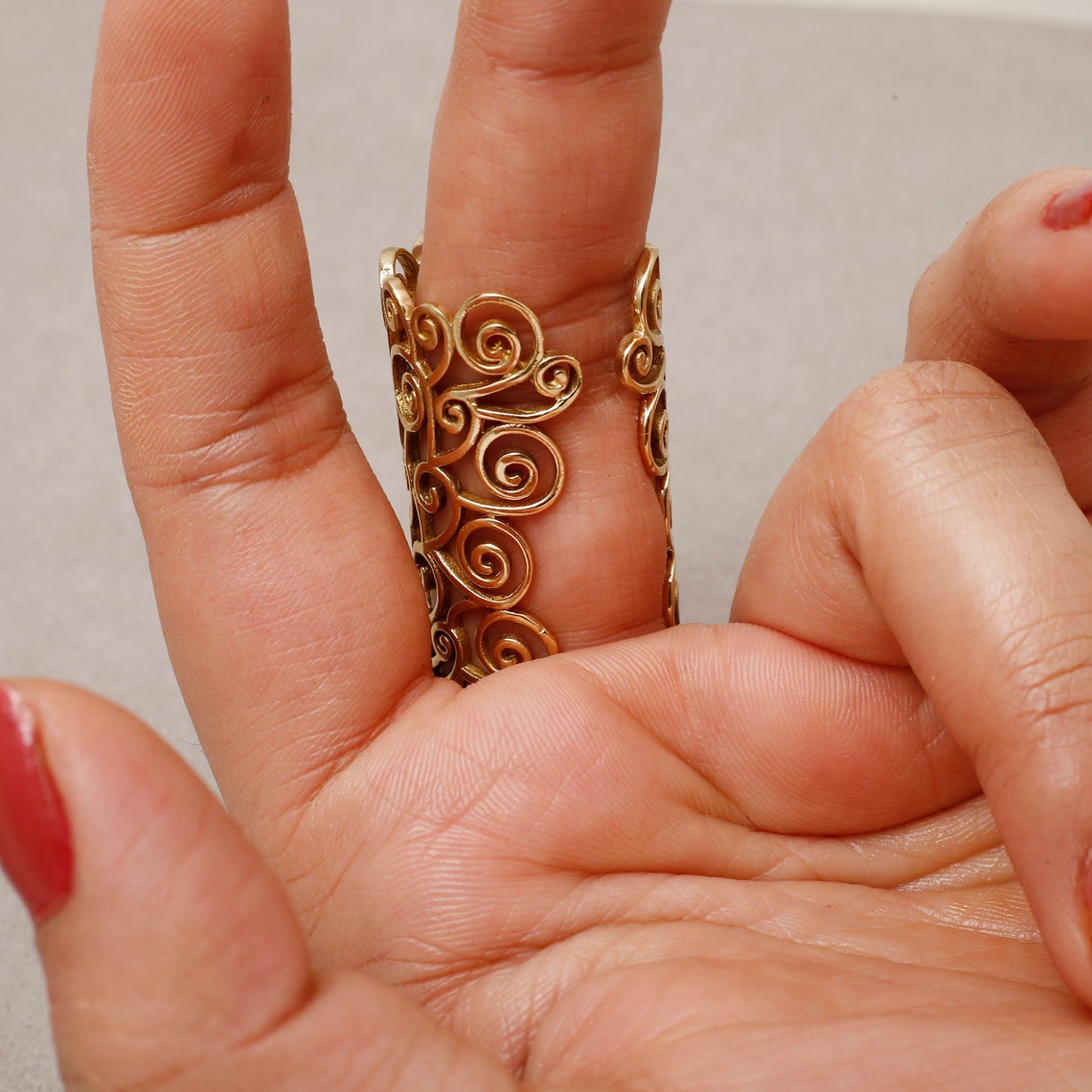 EDS finger splint sterling silver for the both joints Etsy