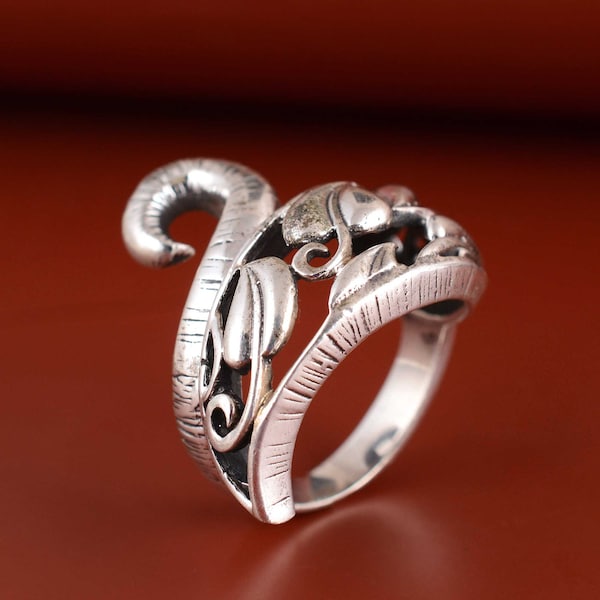 Swan Ring Sterling Silver, Women's Ring, Boho Ring, Statement Ring, Animal lover Ring, Birthday Gift, Gift for Women,