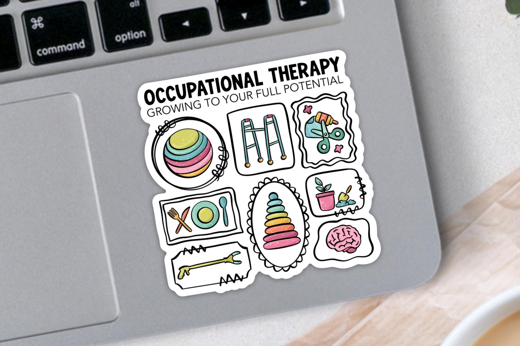 Ot Security Sticker Occupational Therapy Sticker, OT Sticker, Therapist, Occupational ...