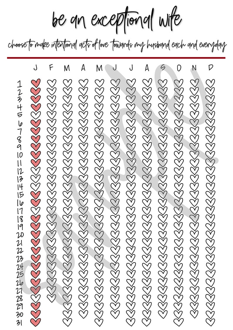 Relationship Tracker Instant Download Couples Goals Etsy Singapore