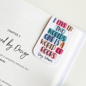 Rory Gilmore | Magnetic Bookmark | Laminated | Book Lover | Planner Page Marker