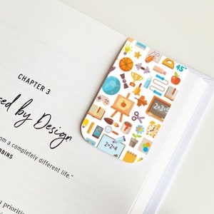 Back to School | Magnetic Bookmark | Laminated | Book Lover | Planner Page Marker