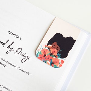 Beauty | Magnetic Bookmark | Laminated | Book Lover | Planner Page Marker