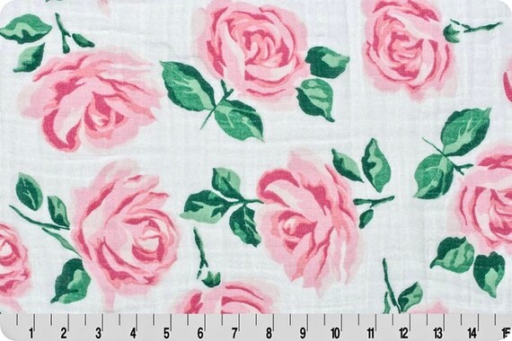 Embrace Double Gauze Fabric Yardage 100 Cotton Rose Garden Etsy Embrace Double Gauze Fabric Yardage 100 Cotton Rose Garden Etsy