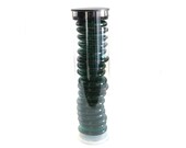 18 Extra-Large Glass Gems In Tube, 1.25 quot in diameter, Emerald Green