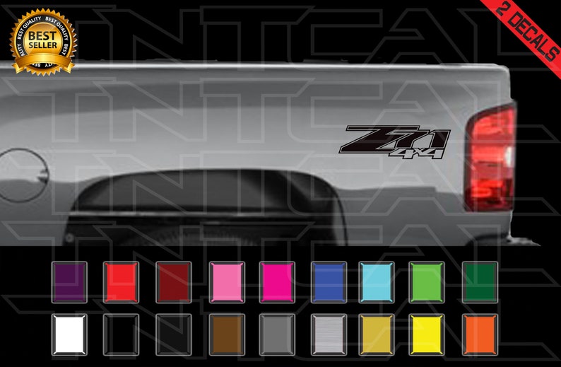 Chevy Z71 4x4 2007 2013 Decal Set Silverado GMC Sierra GM | Etsy