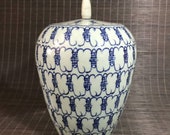 Minguo Mase Blue and White Porcelain Covered jar,jug,pot.Rare China Imperial Art Vintage ceramic Collection Chinese Antiques Porcelain