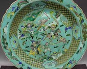 Qing Dynasty Kangxi Style Famille Rose Fencai Porcelain Plate,China Vintage ceramic collection Chinese Antiques Porcelain Christmas Gifts